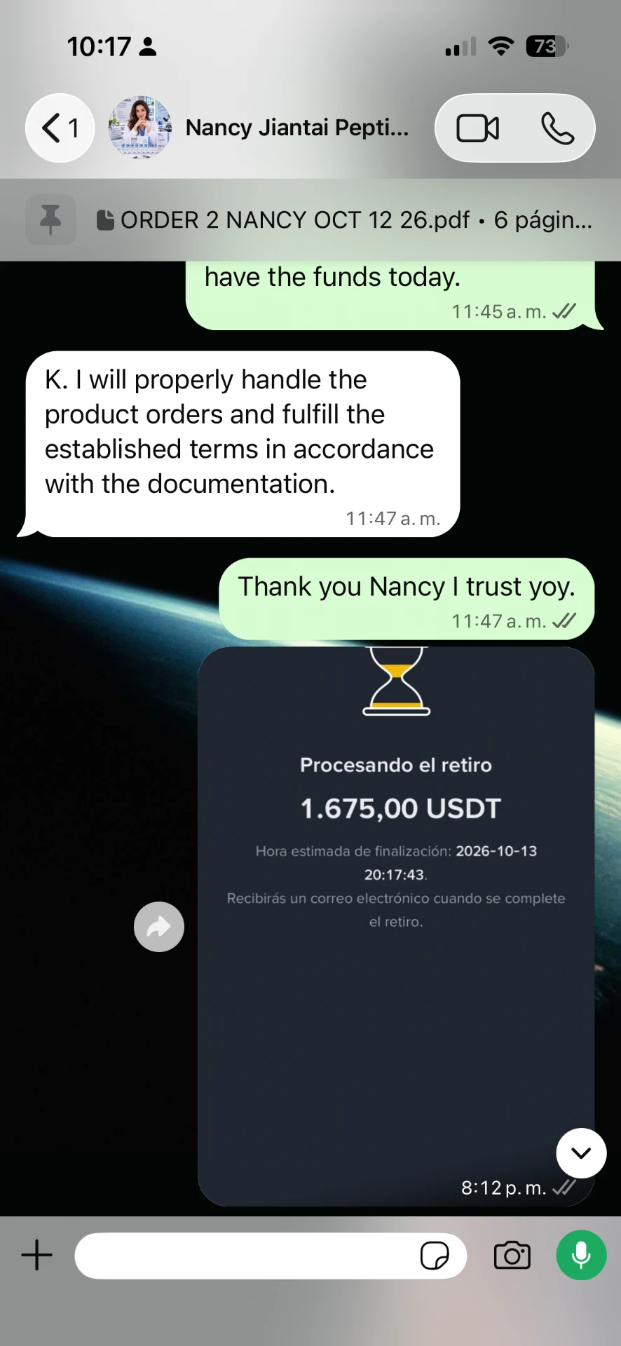 EV-09 · Compromiso comercial por WhatsApp